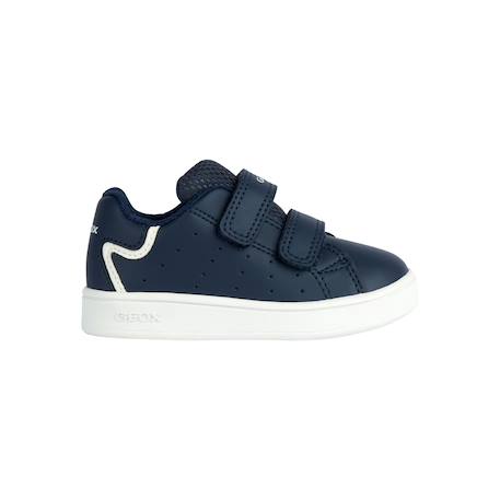 Baskets basses à scratch Marine clair   blanc 1 - vertbaudet enfant 