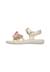 Sandales en cuir avec des papillons appliqués maudi Platine- 3 - vertbaudet enfant 