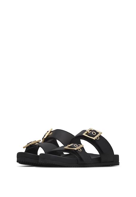 Sandales en cuir cendy Noir- 5 - vertbaudet enfant 