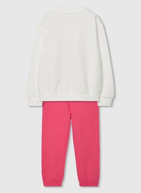 Ensemble à manches longues en coton imprimé Blanc 2 - vertbaudet enfant 