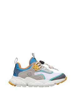 Chaussures-Sneakers en simili cuir et tissus technique doi junior