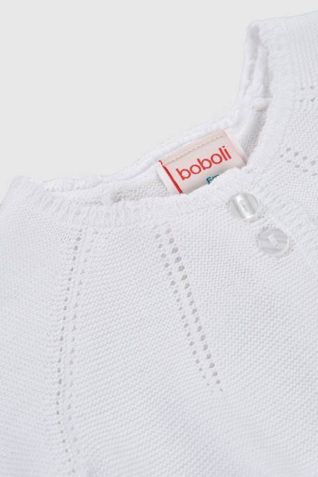 Boléro bébé coton Blanc 3 - vertbaudet enfant 