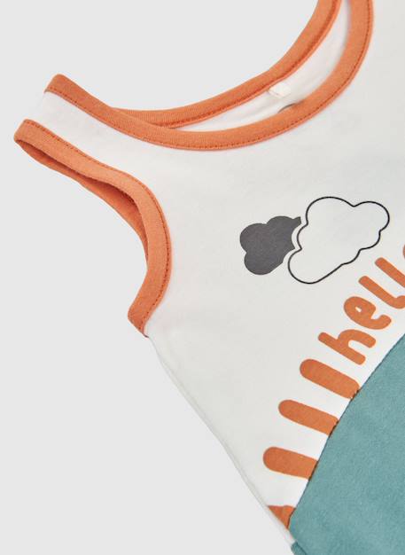 Ensemble bébé à manches courtes Blanc 3 - vertbaudet enfant 
