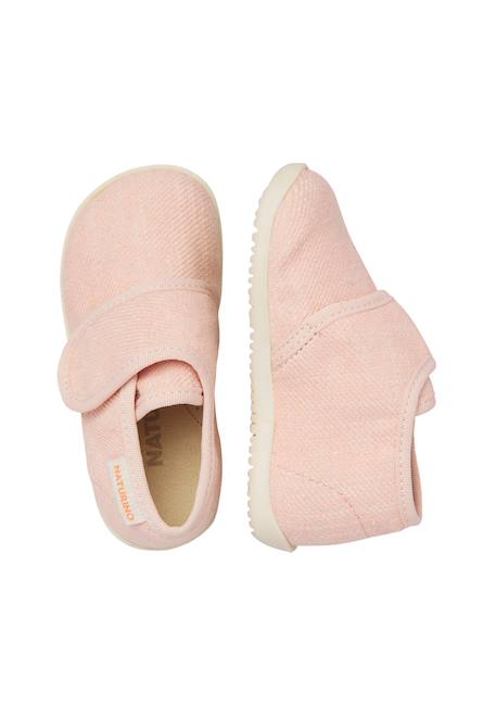 Chaussons en tissu home Céleste-+Rose poudré- 9 - vertbaudet enfant 
