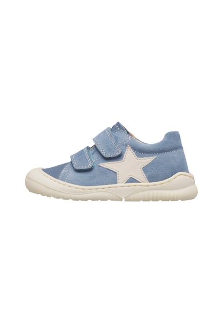 Chaussures en cuir et en daim babe 2 Céleste-blanc+Rose-blanc crème 3 - vertbaudet enfant 