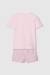 Pyjama coton rayures Rose 2 - vertbaudet enfant 