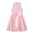 Robe demoiselle d'honneur   poudré avec noeud dos   hepburn Rose paillettes argentées 2 - vertbaudet enfant 