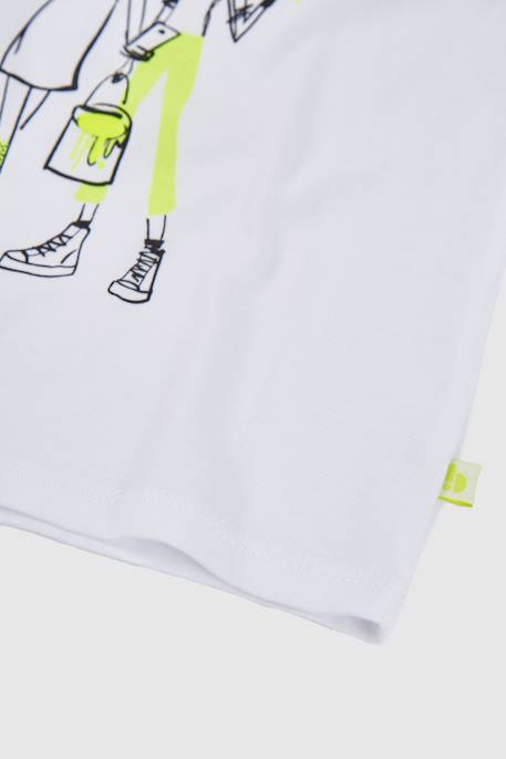 T-shirt fille en coton Blanc 4 - vertbaudet enfant 