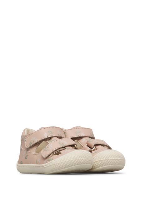 Sandales semi puffy Blanc crème-+Rose poudré- 7 - vertbaudet enfant 