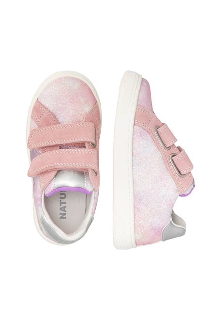 Baskets en cuir et en daim pinn vl. Rose-lilas 4 - vertbaudet enfant 