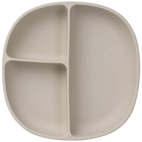 Assiette à ventouse et couvercle latte Beige 4 - vertbaudet enfant 