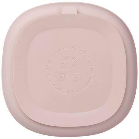 Assiette bébé silicone ventouse avec couvercle Bleu+Rose+Vert 12 - vertbaudet enfant 