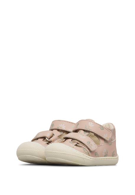 Sandales semi puffy Blanc crème-+Rose poudré- 10 - vertbaudet enfant 