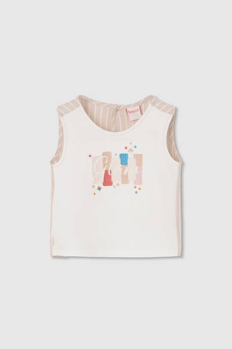 Fille-T-shirt, sous-pull-Débardeur fille en coton