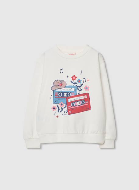 Ensemble à manches longues en coton imprimé Blanc 3 - vertbaudet enfant 