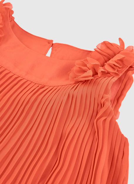 Tee-shirt fille en mousseline Rouge 3 - vertbaudet enfant 