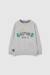 Sweat-shirt en molleton garçon Gris 1 - vertbaudet enfant 