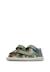 Sandales en cuir avec fermeture scratch july Marron clair-+Sage- 10 - vertbaudet enfant 