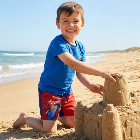 Short de bain garçon spiderman Bleu+Rouge 8 - vertbaudet enfant 