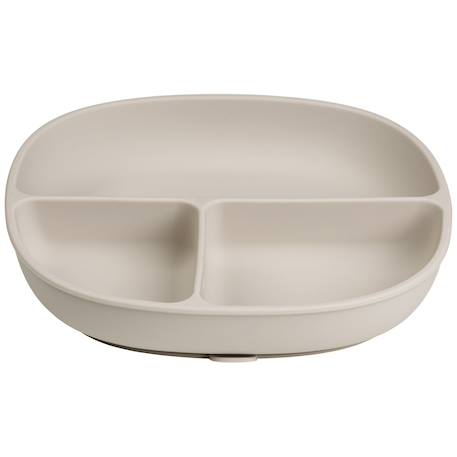 Assiette à ventouse et couvercle latte Beige 2 - vertbaudet enfant 