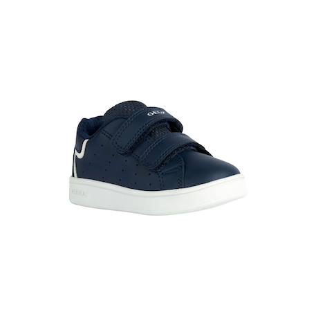 Baskets basses à scratch Marine clair   blanc 5 - vertbaudet enfant 