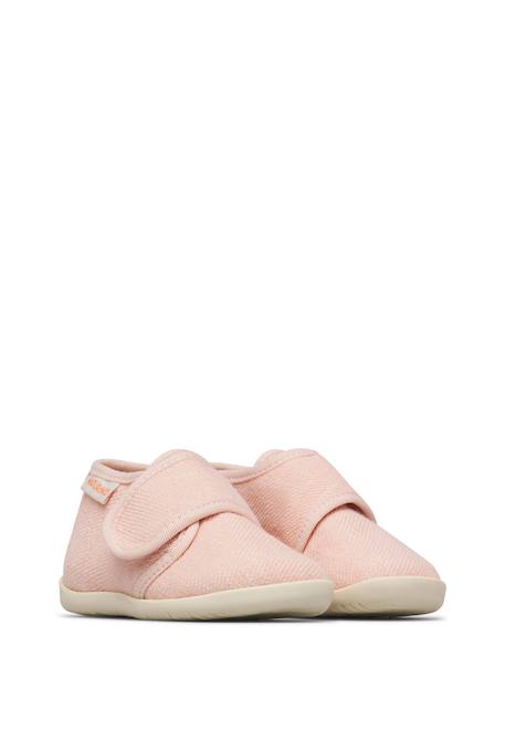 Chaussons en tissu home Céleste-+Rose poudré- 7 - vertbaudet enfant 