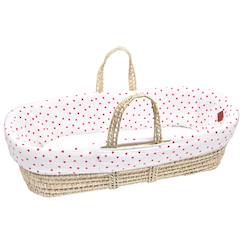 Puériculture-Couffin bébé avec matelas habillage et drap housse lovio