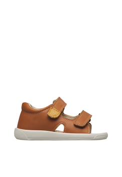 Chaussures-Sandales en cuir avec fermeture scratch july