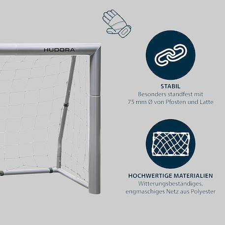 But de Foot Expert 120 pour enfants Gris argent 6 - vertbaudet enfant 