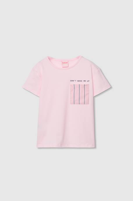 Pyjama coton rayures Rose 3 - vertbaudet enfant 