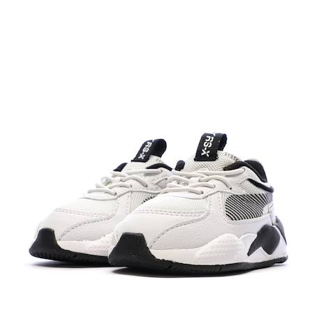 Baskets garçon 391042 Blanc+Noir 6 - vertbaudet enfant 