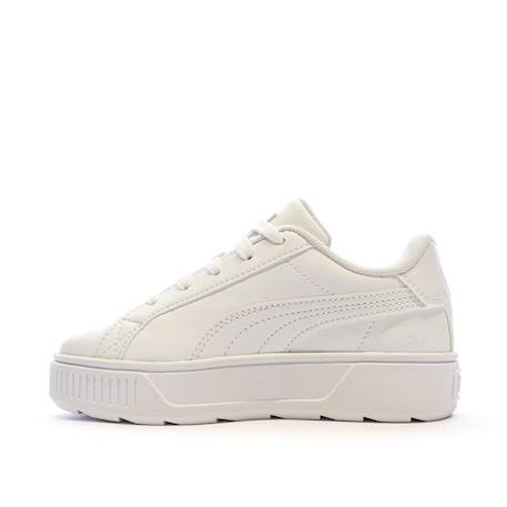 Baskets basses  à lacets Blanc+Puma noir   blanc 2 - vertbaudet enfant 