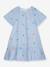 Robe à manches courtes, rayée bleu et blanc, fille, DANAMADE bleu 1 - vertbaudet enfant 