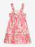 Robe d'été, volants, imprimé palmiers fille DANAMADE rose 2 - vertbaudet enfant 