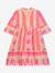 Robe à motif bohème graphique fille DANAMADE rose 1 - vertbaudet enfant 