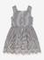 Robe à rayures et motif en dentelle fille DANAMADE marine 2 - vertbaudet enfant 