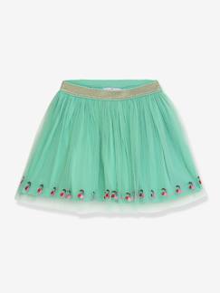 -Jupe en tulle broderie cerises fille DANAMADE
