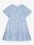Robe à manches courtes, rayée bleu et blanc, fille, DANAMADE bleu 2 - vertbaudet enfant 