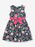 Robe à imprimé fleuri et ceinture fille DANAMADE marine 2 - vertbaudet enfant 