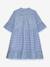 Robe à motif zigzag, doublée, fille, DANAMADE bleu 2 - vertbaudet enfant 