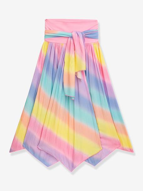 Fille-Jupe-Jupe à rayures avec taille haute et nœud fille DANAMADE