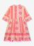 Robe à motif bohème graphique fille DANAMADE rose 2 - vertbaudet enfant 