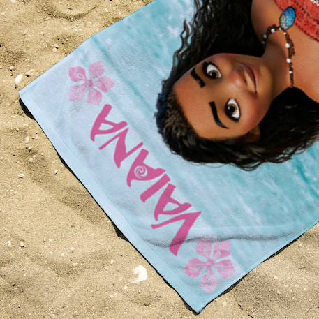 Serviette de plage vaiana coton Bleu 2 - vertbaudet enfant 
