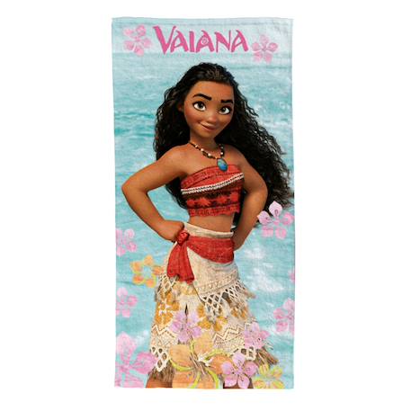 Serviette de plage vaiana coton Bleu 3 - vertbaudet enfant 