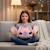 Coussin 3d disney angel polyester Rose 2 - vertbaudet enfant 