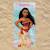Serviette de plage vaiana coton Bleu 1 - vertbaudet enfant 