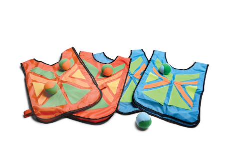 Attrapez les balles avec gilets - jeu de lancer pour enfants plein air Multicolore 1 - vertbaudet enfant 