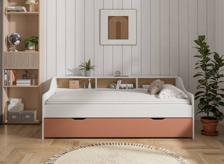 Lit gigogne avec rangement  achille Terracotta 3 - vertbaudet enfant 