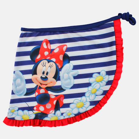Maillot de bain 1 pièce avec jupe et imprimé minnie Marine 5 - vertbaudet enfant 