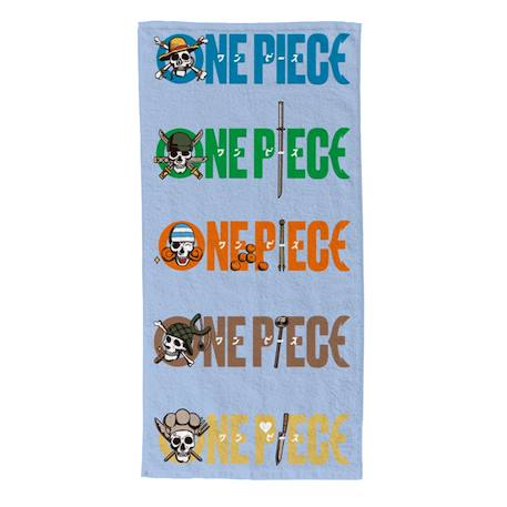 Serviette de plage one piece coton Bleu 3 - vertbaudet enfant 